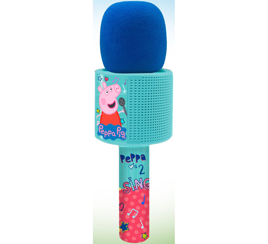 Micrófono Peppa Pig Inalámbrico Bluetooth con Luz