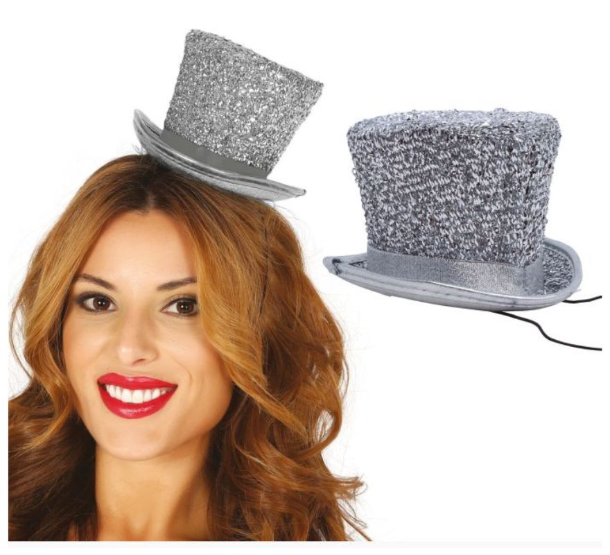 Shiny Mini Top Hat in various colors