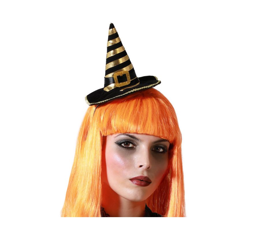 Mini Striped Witch Hat in various colors