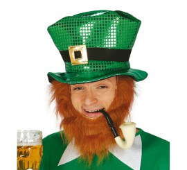 Sombrero o gorro de San Patricio con Lentejuelas 