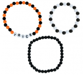 3 Trick or Treat Bracelets for Halloween