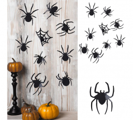 9 Spider Silhouettes