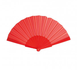 43 cm red plastic fan