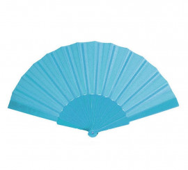 43 cm turquoise plastic fan