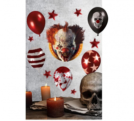 Clown Wall Sticker 25x70 cm