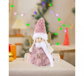 Adorno Ángel Rosa 11 cm