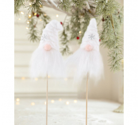 Adorno de Duende con Palo surtidos de 8 cm