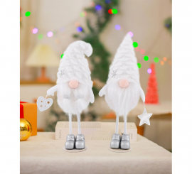 Adorno Duende Base plata surtidos de 18 cm