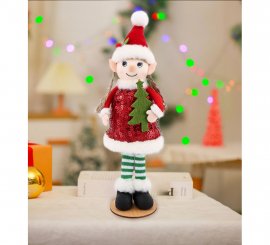 Adorno Elfa Lentejuela de 20 cm