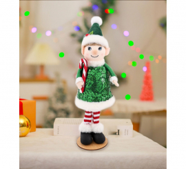 Adorno Elfo Lentejuela de 20 cm