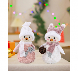 Adorno Muñeco de Nieve surtidos de 13 cm