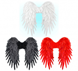 50x50 cm Foldable Feather Wings in Various Colors