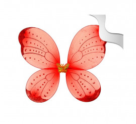 50 cm red butterfly wings