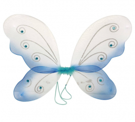 Blue Butterfly Wings 45X38 cm