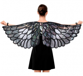 Black Metallic Wings