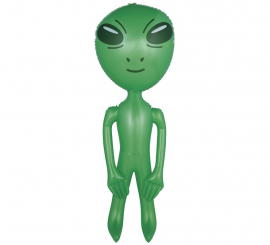 Alienígena inflável verde de 90 cm Alienígena inflável verde de 90 cm