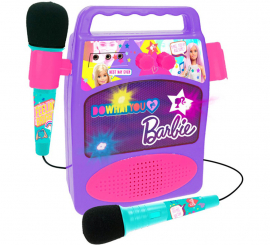 Altavoz Barbie con 2 Micrófonos