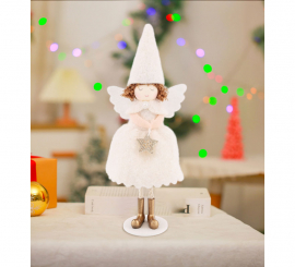 Angelito blanco de Adorno de 21 cm