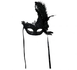 Black Feather Mask