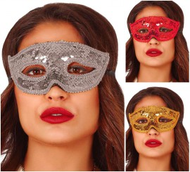 Sequin mask in various colors