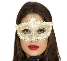 Gold verzierte Maske