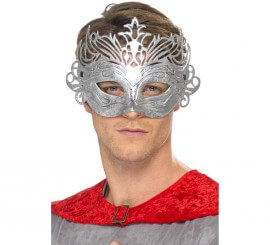 Medieval Silver Mask for adults