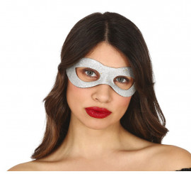 Silver mask for adults