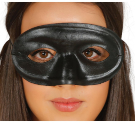 Venice Colombina black silk mask