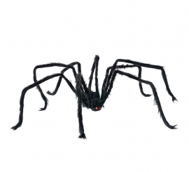 Schwarze Spinne mit dünnen Beinen 28x43 cm