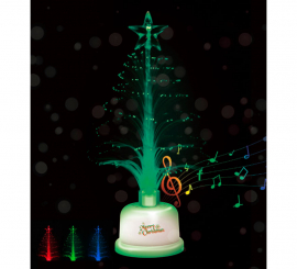 Árbol de Navidad con Luz y música de 4,5x15 cm