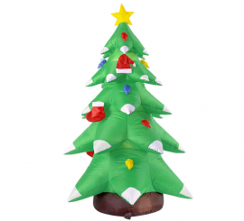 Luminous Inflatable Christmas Tree with 183 cm Fan