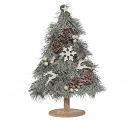 Décoré arbre en bois de 24 cm