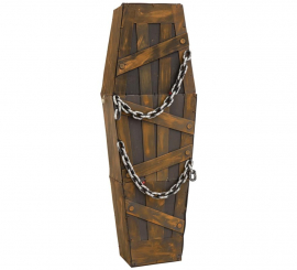 Coffin with Light, Sound and Movement 52x27x160 cm