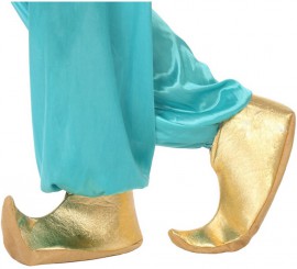 Golden Arab slippers 29x14cm