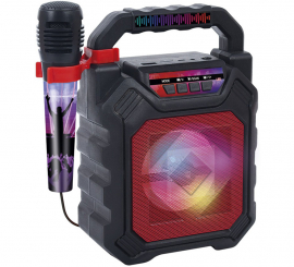 Bafle y Micrófono Metal