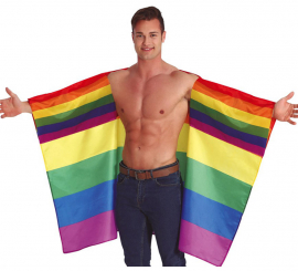 Rainbow Cape Style Flag 145 X 90 cm