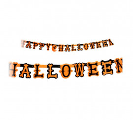 Banner o guirnalda Happy Halloween de 1,5 m