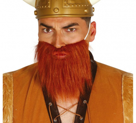 Brown Viking beard