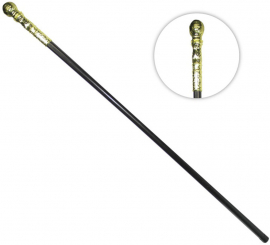 Golden handle cane