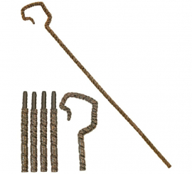 Bastón de Pastor Desmontable de 146 cm