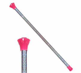 Bastón Majorette rosa Holográfico de 51 cm