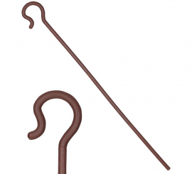 Bastón marrón de Pastor Desmontable de 148 cm