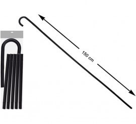 Canne Noire Détachable 150 cm