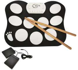 Batterie électronique musicale flexible