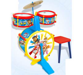 Batería Paw Patrol con Banqueta