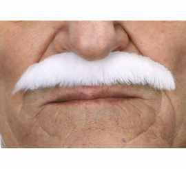 Moustache blanc de Grand-Père