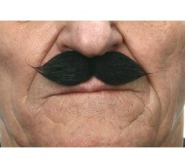 Moustache vintage noire