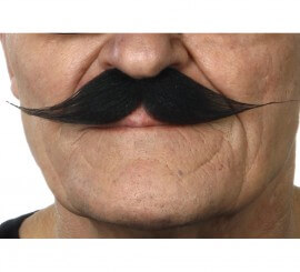 Moustache vintage noire