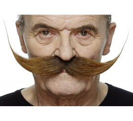 Brown French mustache