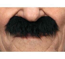 Bigode preto da polícia